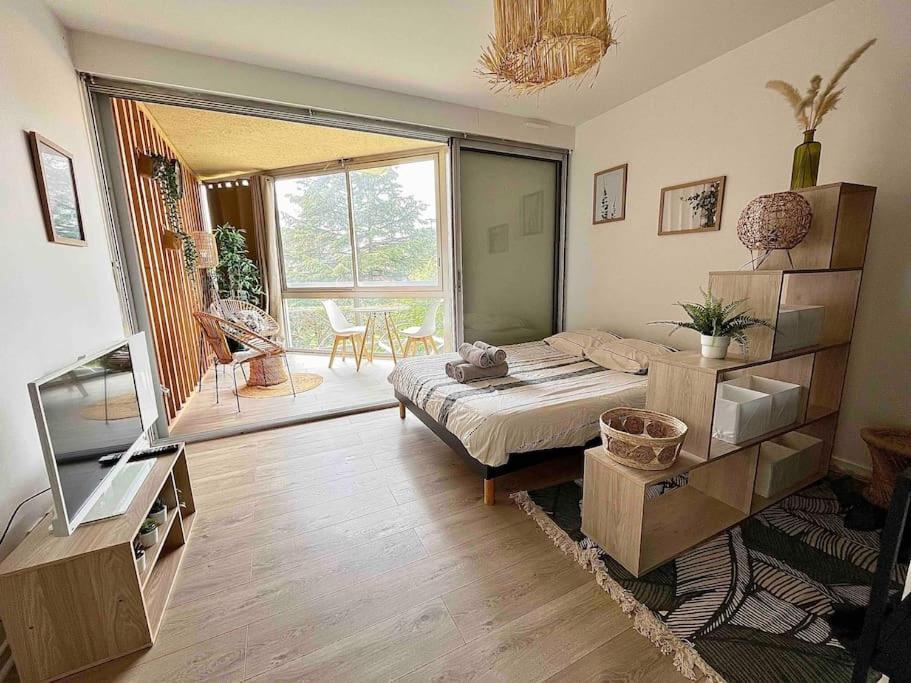 The Jungle Studio, Loggia & Parking Dans Residence 伊泽尔河畔的罗曼 外观 照片