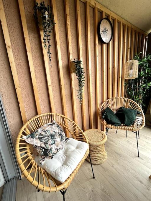 The Jungle Studio, Loggia & Parking Dans Residence 伊泽尔河畔的罗曼 外观 照片